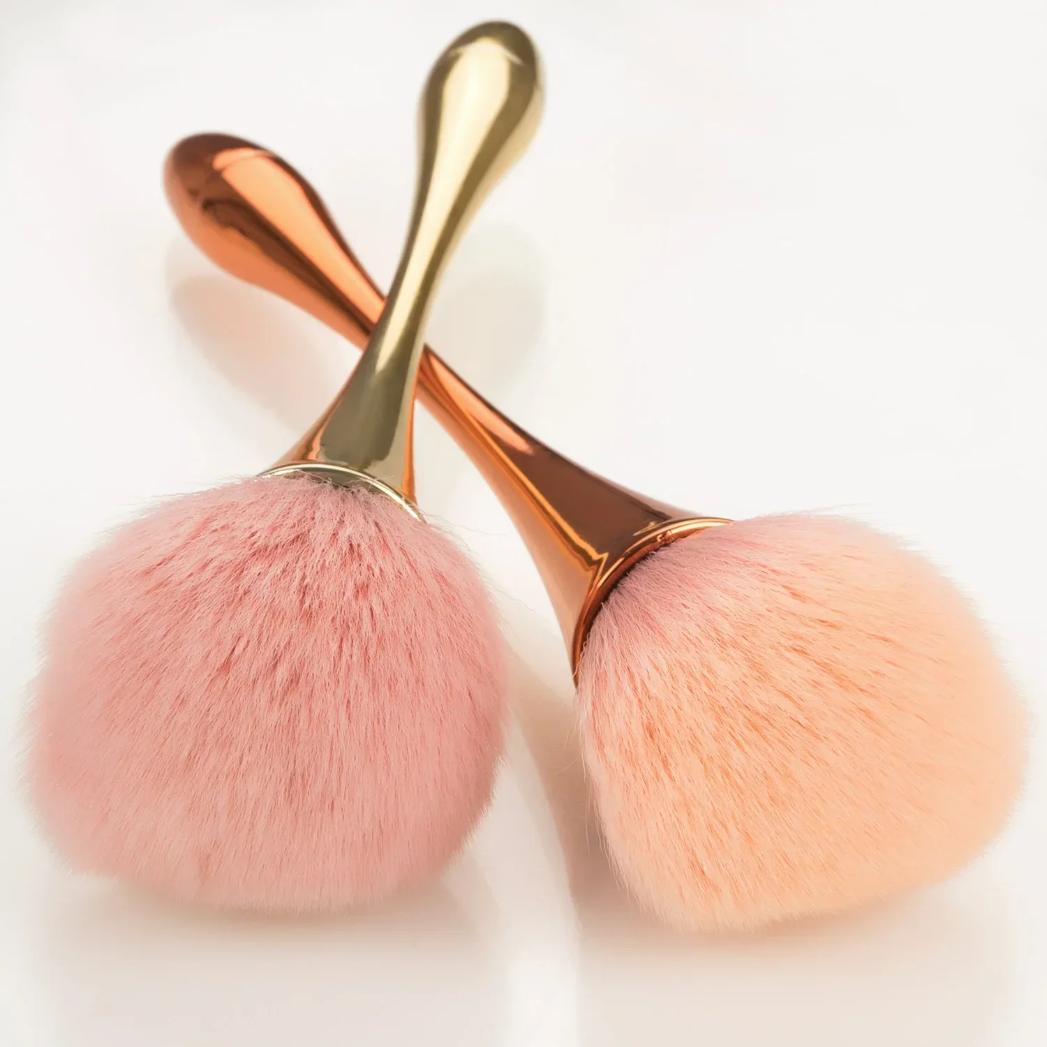 Brocha para colorete en polvo de oro rosa, brocha de maquillaje , cosmética grande para cara, brocha colorete, herramienta de maquillaje