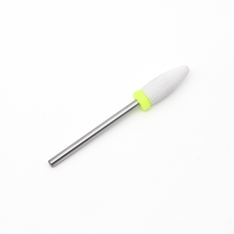 Brocas de taladro de cerámica para uñas LKE, 1 Uds., cortador de fresado para manicura, cortador para pedicura, limas eléctricas para uñas, broca: A