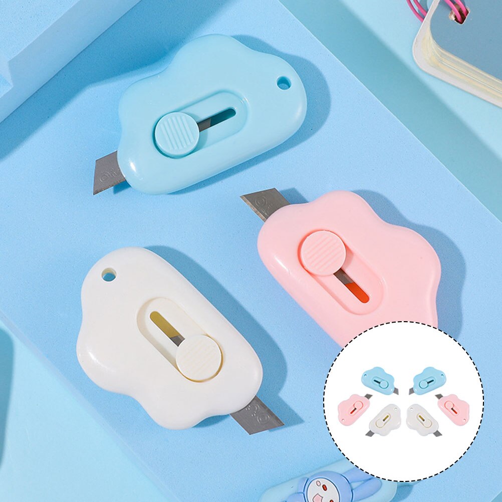 6Pcs Plastic Paper Cutter Adorable Wallpaper Cutter Express Box Cutting Tool: Default Title