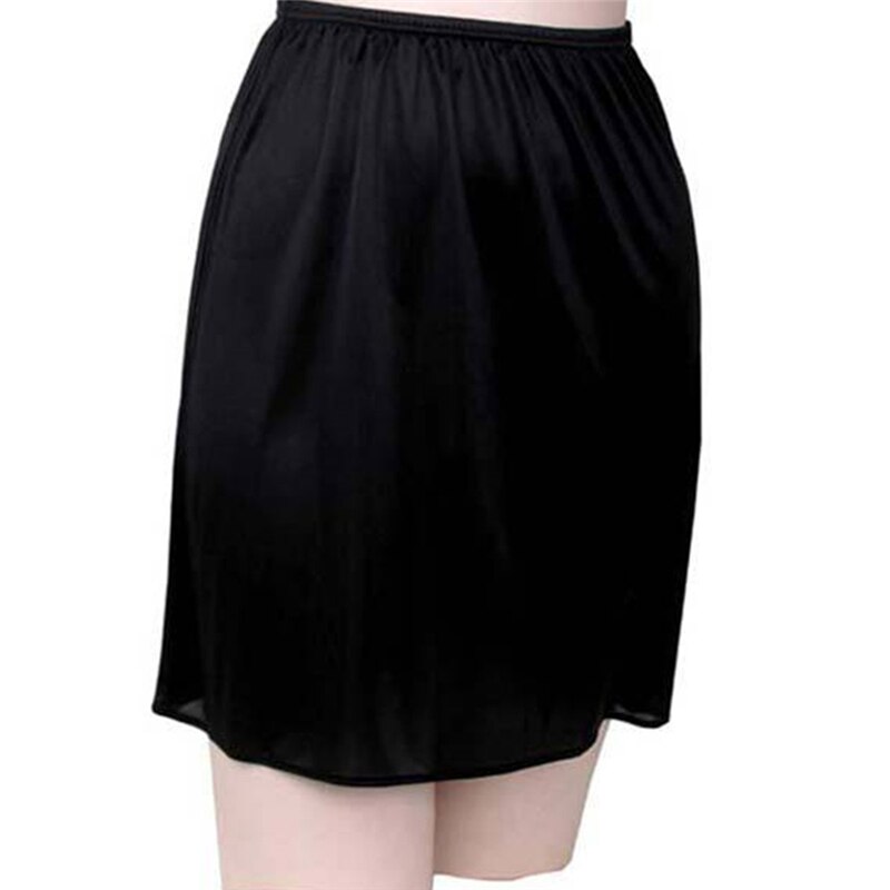 Summer Slips Women's Casual Mini Skirts Ladies Basic Skirt Underdress Vestidos Loose Half Slips Petticoat Underskirt