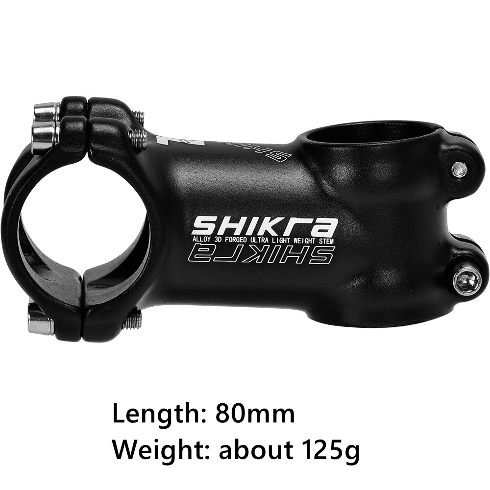 Tige De Guidon (potence) Vélo Route/VTT - 31.8mm, Longueurs 80/90/100mm, Angle 20°, Alu/acier