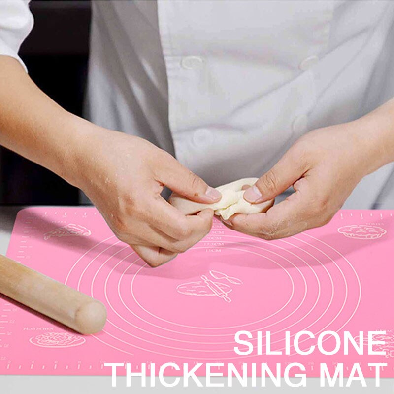Tapis épaississant en silicone anti adhésif, planche à rouler, cuisson, pâte de farine feuille de table, outils de cuisine