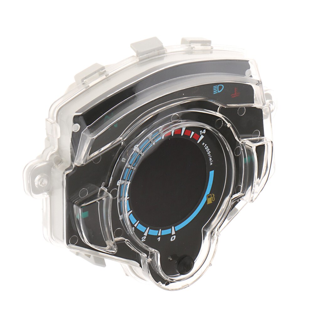 12V Universele Kleurrijke Lcd-scherm Digitale Kilometerstand Snelheidsmeter Toerenteller Gauge