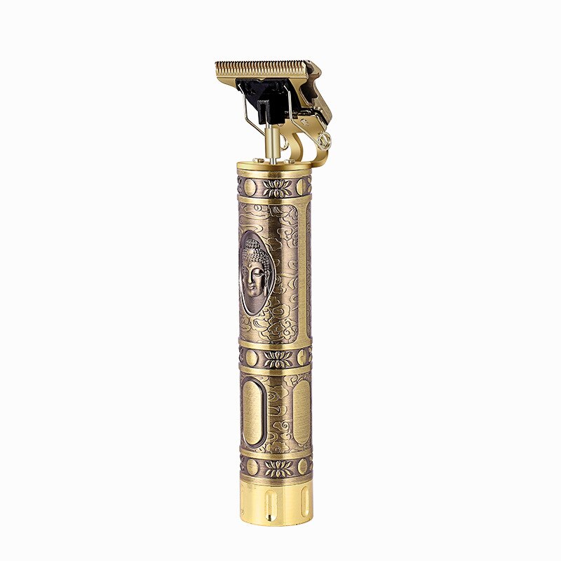 Rechargeable T-blade Hair Clipper Barber Carving Hair Trimmer Electric Clippers Barbershop Cordless Baldheaded Outliner Men: B