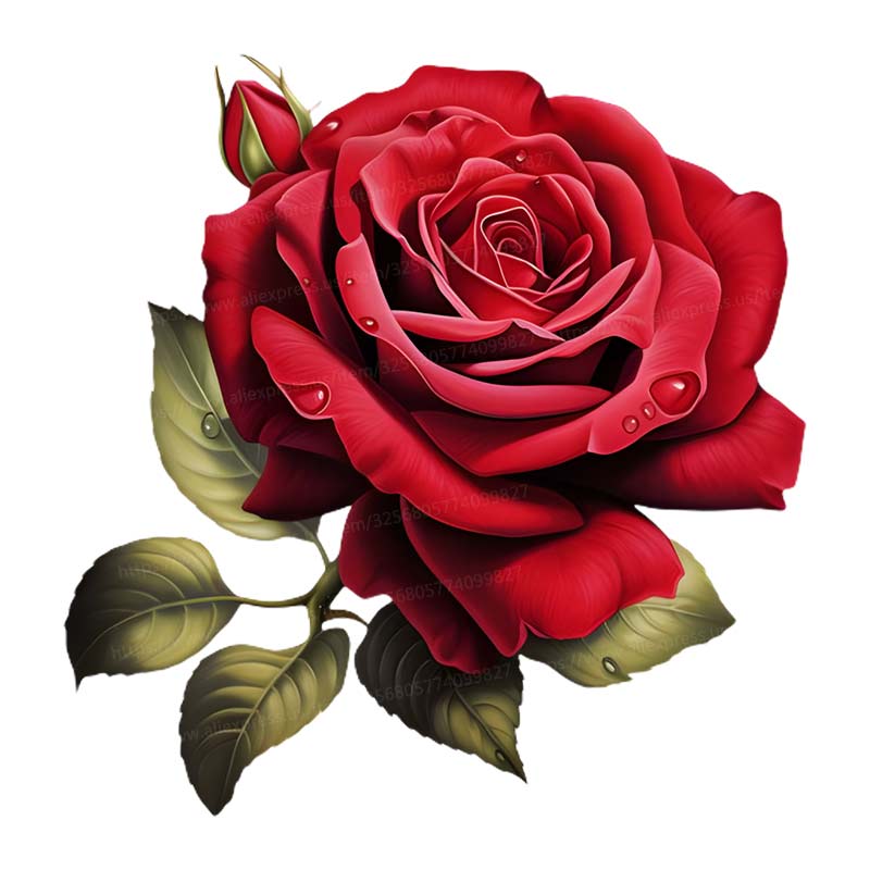 Romantic Rose Wall Sticker Bathroom Toilet Decor Living Room Cabinet Refrigerator Home Decoration Decals Stickers S424: XL / GRAY