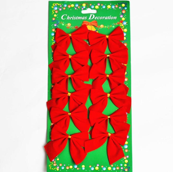 Grote kerststrik rode strik decoratie kerstboom decoratie kerstversiering jaar festival feest huis bruiloft decoratie: Rode kleur