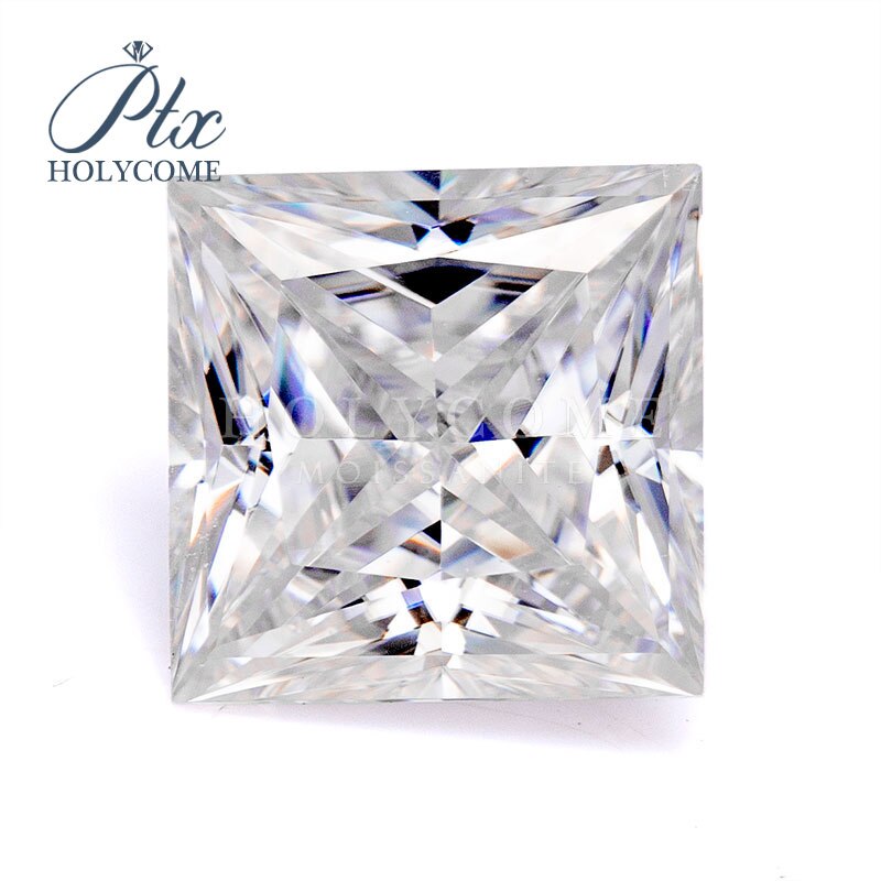 0.5 ct def vvs atacado solto máquina de corte cor branca forma quadrada princesa corte moissanite diamante sintético