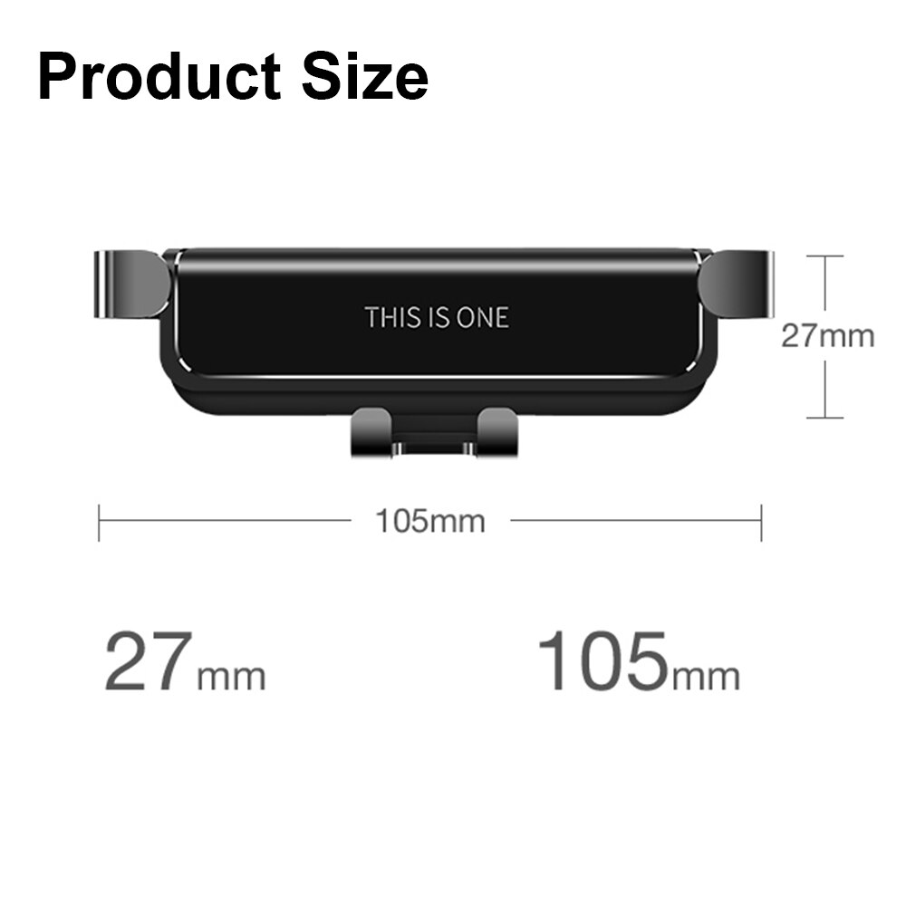 KDsafe Gravity Phone Holder In Car Air Vent Mount Cell Phone Foldable Mobile Phone Holder Stand for iPhone 11 XS XR Universal