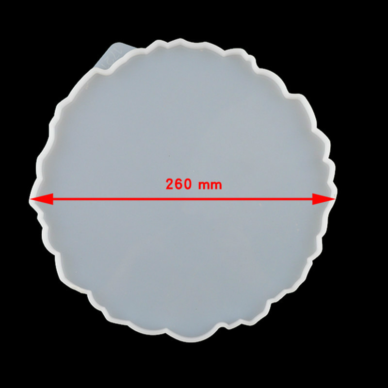 Super Grote Tray Siliconen Mal Vloeistof Kunstenaar Maken Onregelmatige Coaster Epoxyhars Art Leveringen Make Uw Eigen Lade Epoxyhars mallen: 03