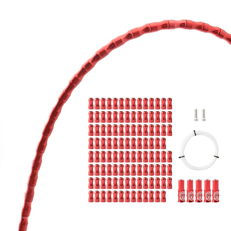 MUQZI cambios para bicicleta Cable de freno protección vivienda MTB bicicleta plegable para carretera Cable de aleación de aluminio de la línea de accesorios: Red