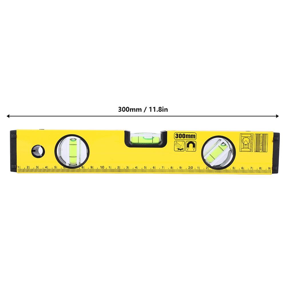 Niveau à Bulle Universel Alliage Aluminium Haute Précision Horizontal Avec Aimant - 30x10 Mm