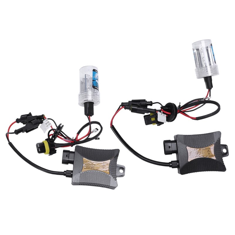 2 par super 55w slim xenon hid kit  h1/h7 8000k