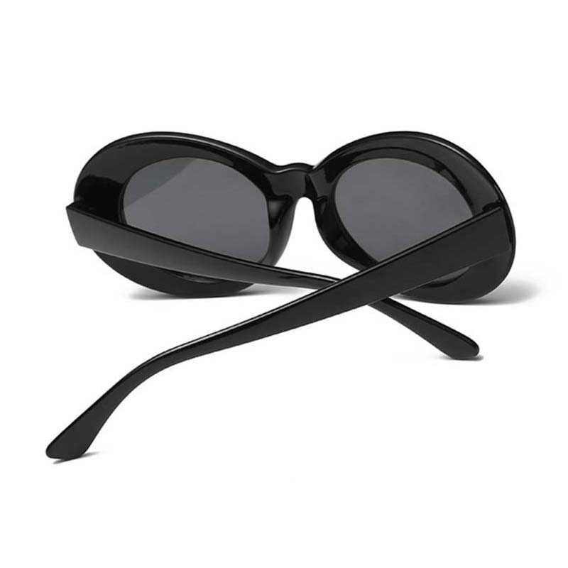 Mærke vintage ovale solbriller kvinder retro klare linse briller runde solbriller til kvindelige damer oculos de sol