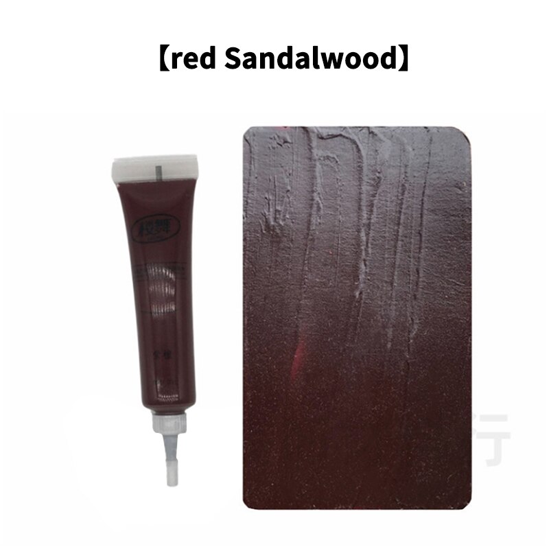20 Color Wood Furniture Repair Paint Wax Solid Wooden Refinishing Paste Floor Furniture Scratch Fast Remover Repair Paint Tool: red sandalwood