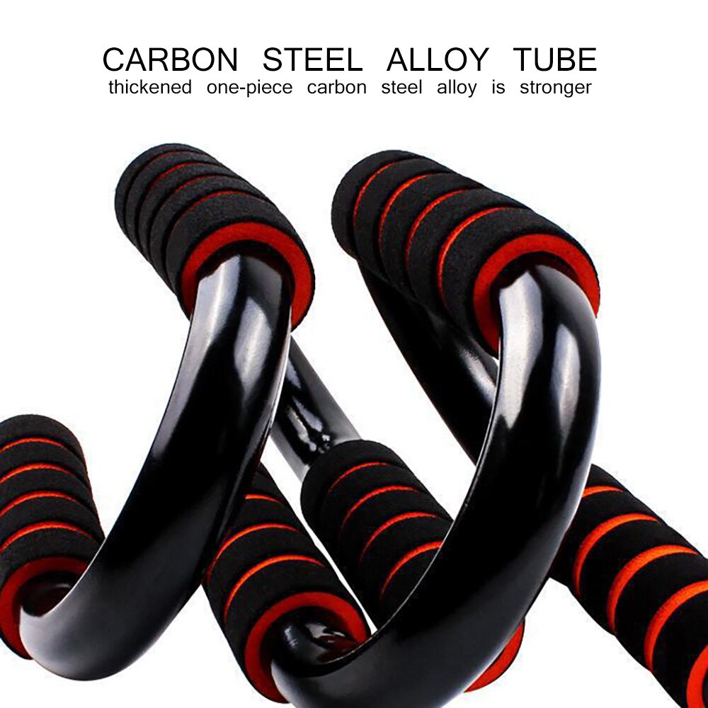 S Shape Push Up Stand Aluminium Push-Ups Stands Bars Tool For A Fitness Borst Training Apparatuur Oefening Training