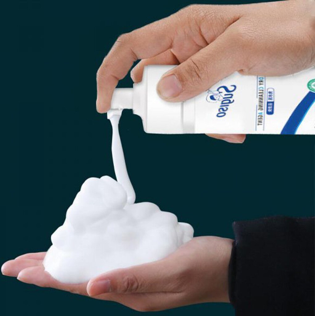 Foam Dry Cleaning Agent 120ml Disposable Stubborn Stains Clothing Fabric Cleaning Down Jacket Cleaner Multi-purpose Waterless#20