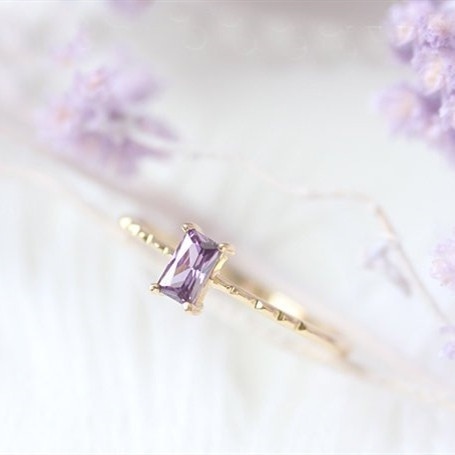 2019 chique novo longo zircão anel de noivado das senhoras anel de casamento jóias da forma feminina