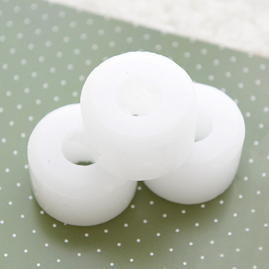 4Pcs Yarn Wax to Treat Yarn Cotton Silk Threading Wax for Knitting Machine Machinery Parts Cotton/Silk Thread White