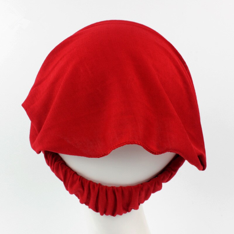 Stretchy dame bomuld hårbånd pandebånd kvinders pandebånd wrap hovedtørklæde kasket 2 in1 bandana turban hårtilbehør til piger