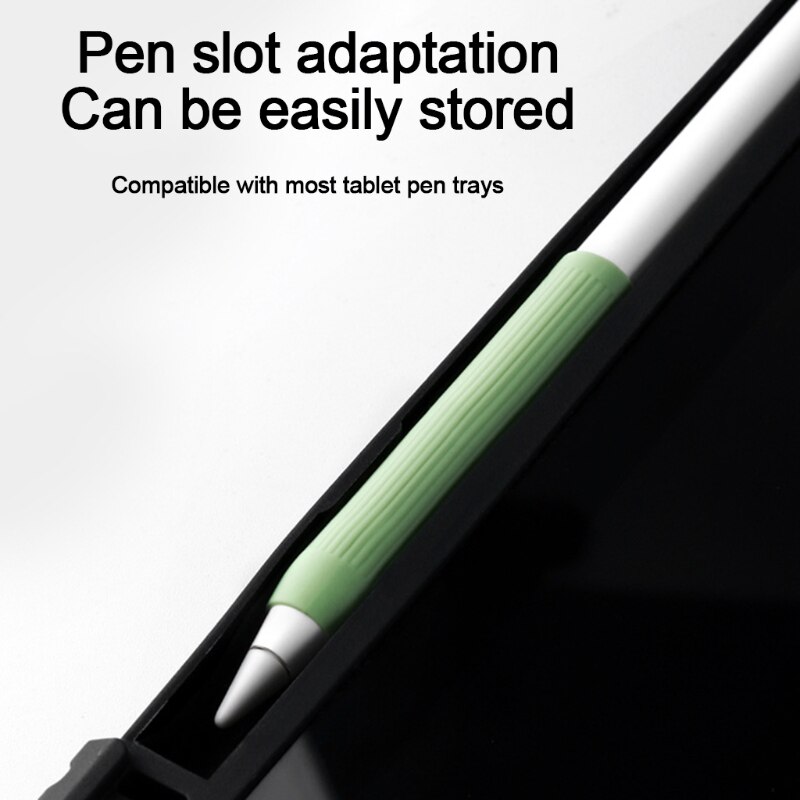 Manchon de stylo en Silicone, 1 ou 2 générations, antidérapant, muet, porte-stylo universel Ultra-fin, accessoires pour ordinateur portable