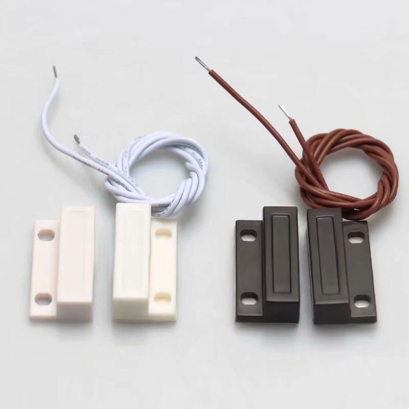 BS-38 security alarm Wired Window Magnetic door Contact Sensor Detector Switch for GSM reed switch door lock contacts switch