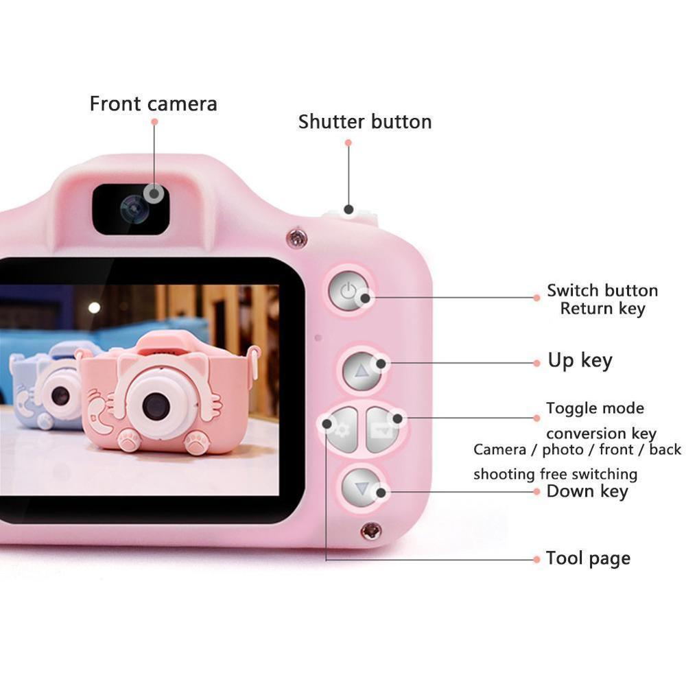 freundlicher Kamera Nette Spielzeug Katze Mini Digital Kamera Geburtstag Für freundlicher Für freundlicher Foto Spielzeug Kamera Video Bildung u9Q5