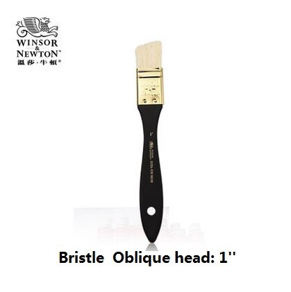 WINSOR&NEWTON Bristle Extra fine brush Oil and Acrylic painter artist special Paint Brush: Oblique head  1