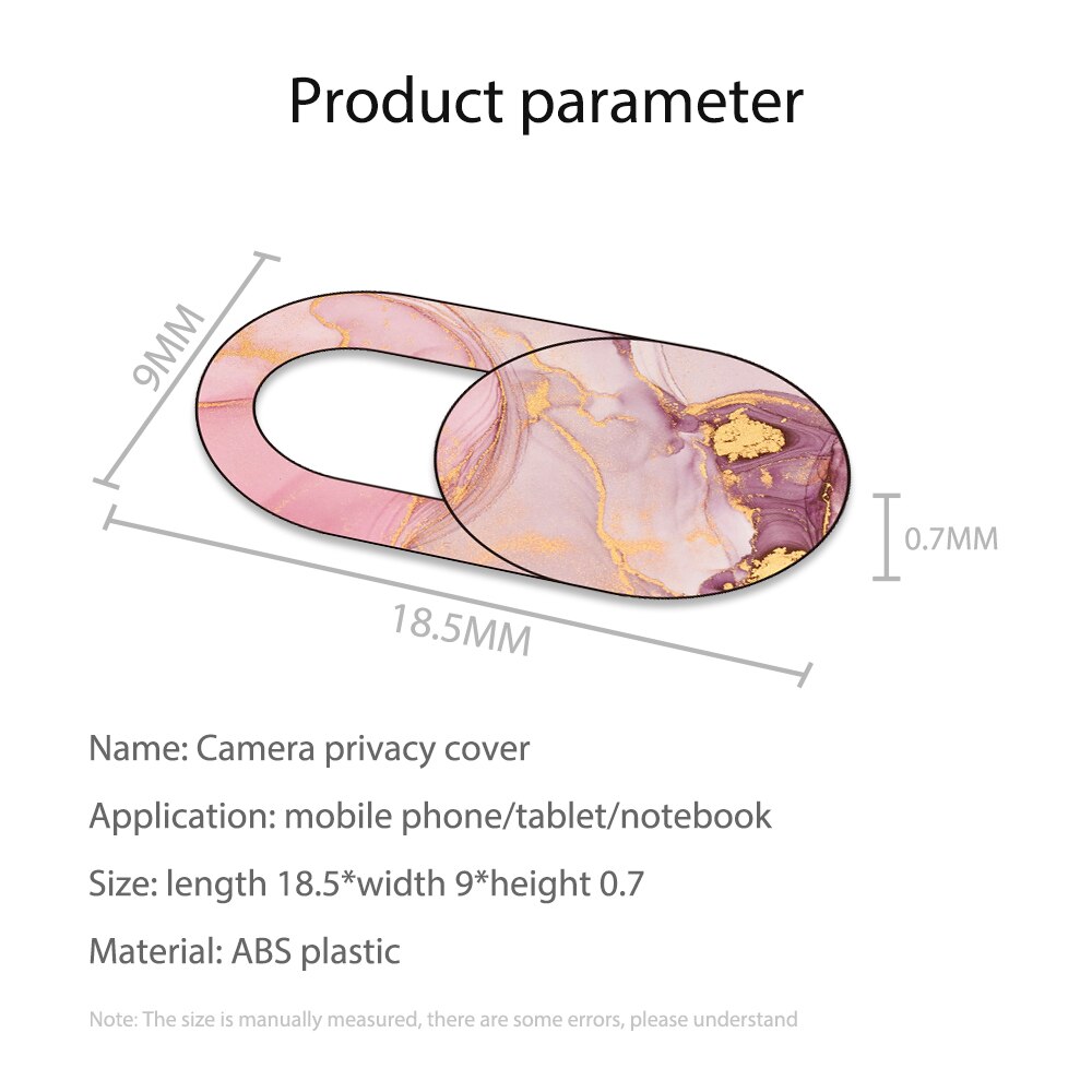 Osłona kamery internetowej ślizgać się, 0.023 cala ultra-cienka obudowa kamery internetowej dla MacBook, laptopa, komputera, tabletu, smartfona, chroń swoją prywatność