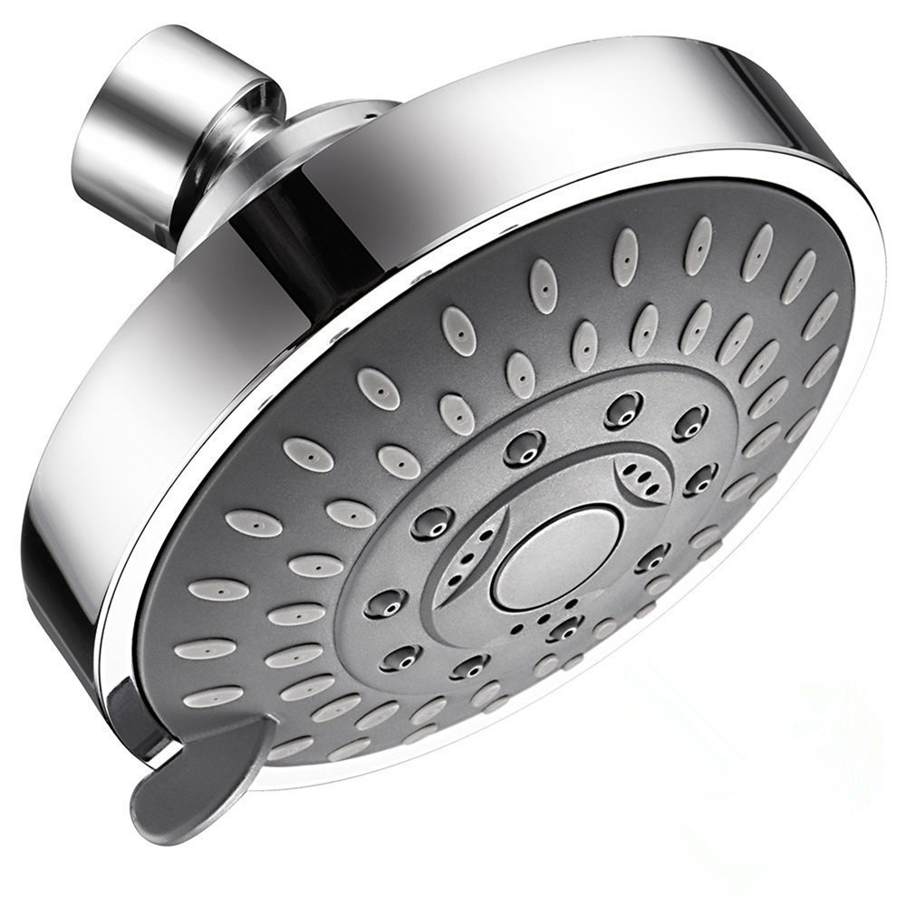 4 Inch 5-Instelling Douche Heqw Hoge Druk Waterbesparende Regenval Qwjustable Douche Heqw Top Spuiten Douche Economiseur Eauqw