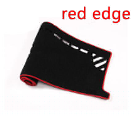 Estilo de coche cubre salpicadero Dash Mat sombra del tablero para Mitsubishi Outlander P-HEV , , , , , , RHD: Rojo