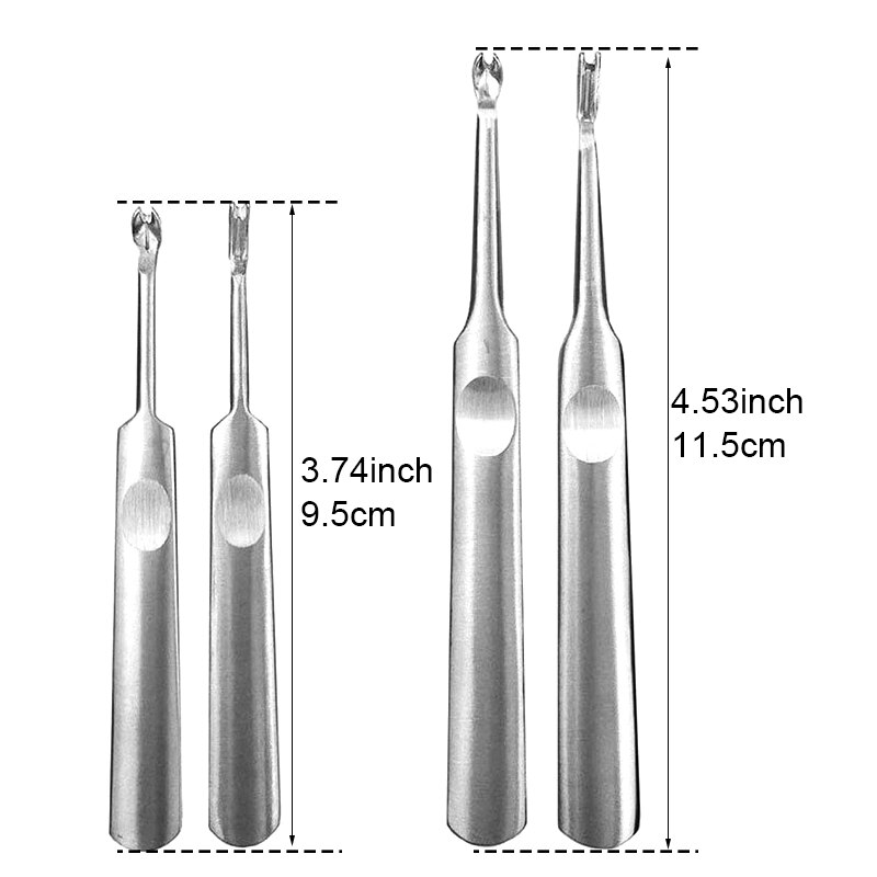 KAOBUY 1Pcs U+V Shaped Leather Stitching Skiving Tool Groover Punching Tool Kit Leathercraft Hole Puncher Edge Beveler Tool Kit