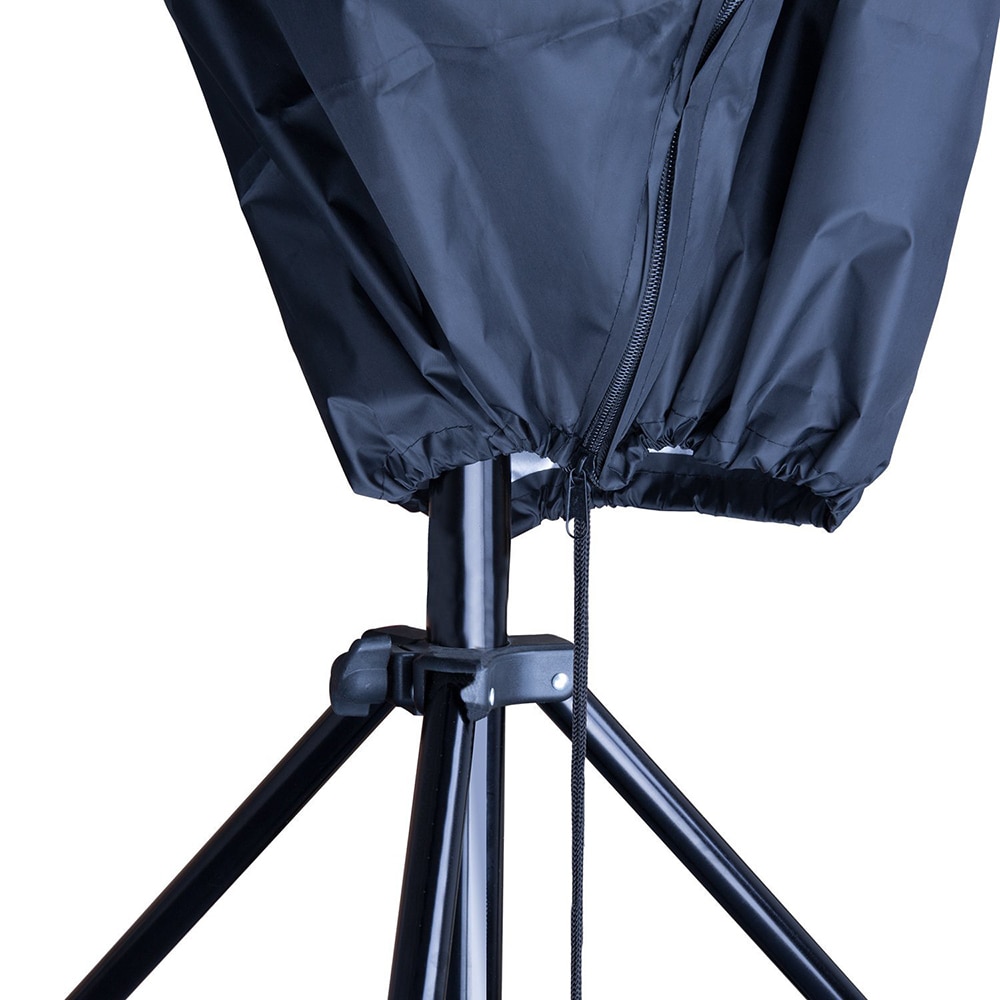Parasolbetræk haveparaplybetræk med lynlås vejrbestandig udendørs paraplybetræk udkragningsbeskyttelsespose og opbevaringspose