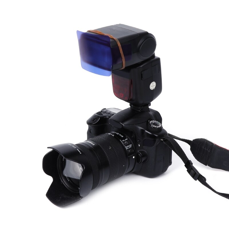 Difusor fotográfico da iluminação do cartão do filtro dos géis da cor 20 cores para o flash speedlite de canon yongnuo