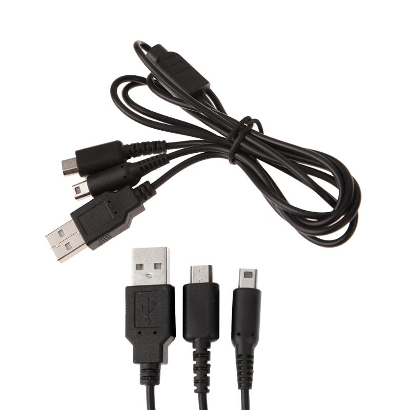 1.2M Game Data Sync Charge Charing Usb Power Cable Cord Oplader Kabels Voor Nintendo 3DS Dsi Ndsi Lithium Batterij