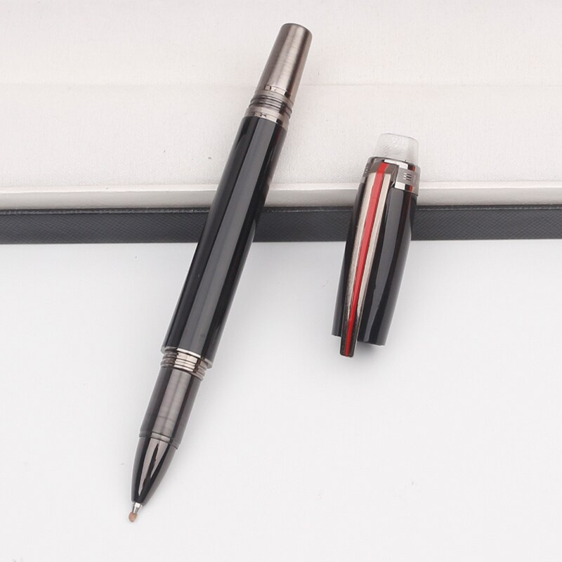 Luxury Mon Ballpoint Pen MB Blanc Rollerball Ball Point Pens PVD-plated Fittings Office Supplies Christmas Box Packaging: 5 / With box