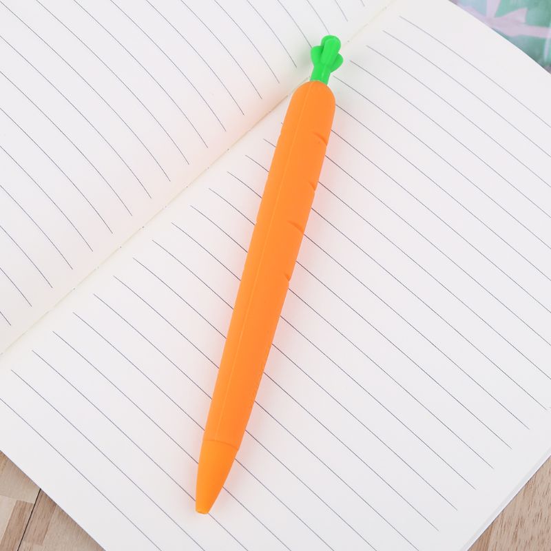 0.5Mm Kawaii Wortel Vulpotlood Automatische Pen Schoolbenodigdheden Briefpapier M0XB