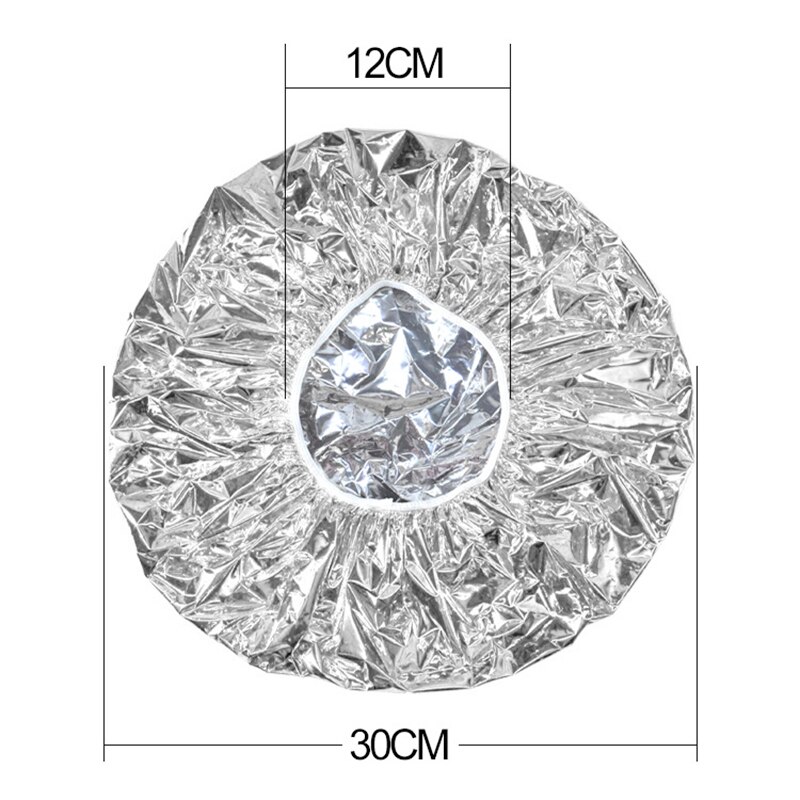 10/8/5/3/1 sztuk folia aluminiowa wodoodporny prysznic czapki jednorazowe ciepła izolacja kapelusz fryzjerstwo czapka spa salon kosmetyczny akcesoria