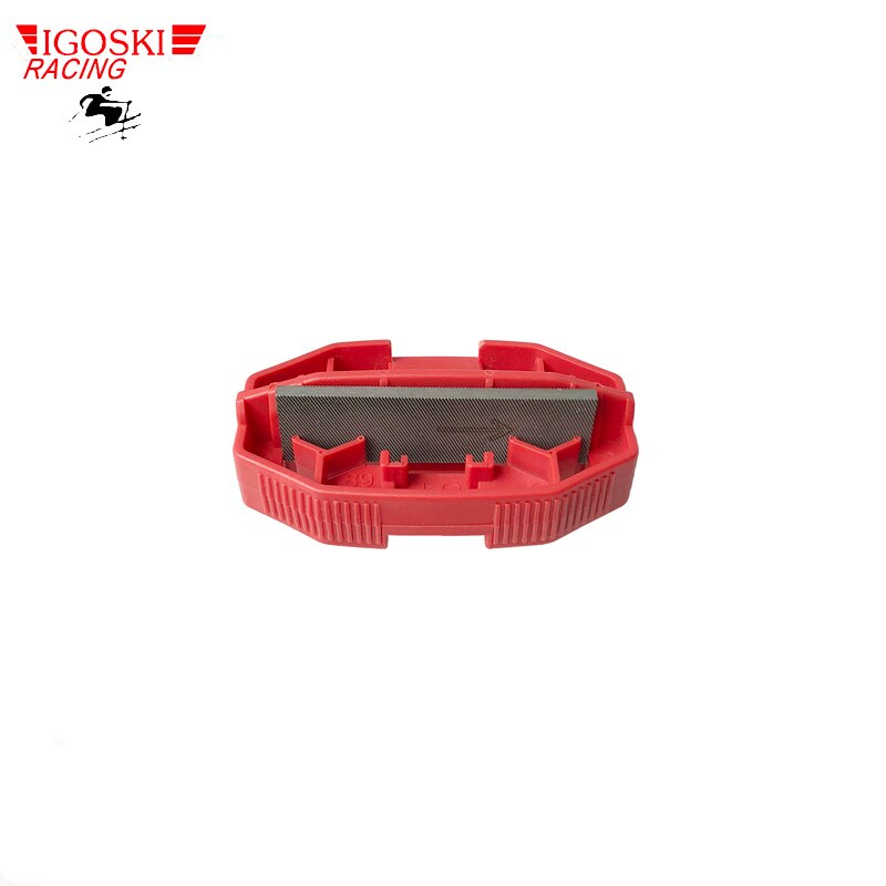 Ski snowboard tuning værktøj fil polish reparation reparere fix edge care kit side ski vinkel: Rød