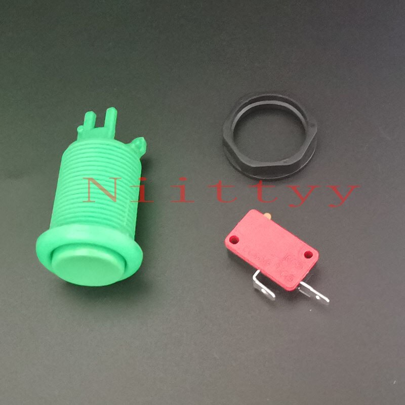 6pcs 28mm Mounting Hole Arcade push button American style 6 Color available For Arcade Game/Cocktail Happ
