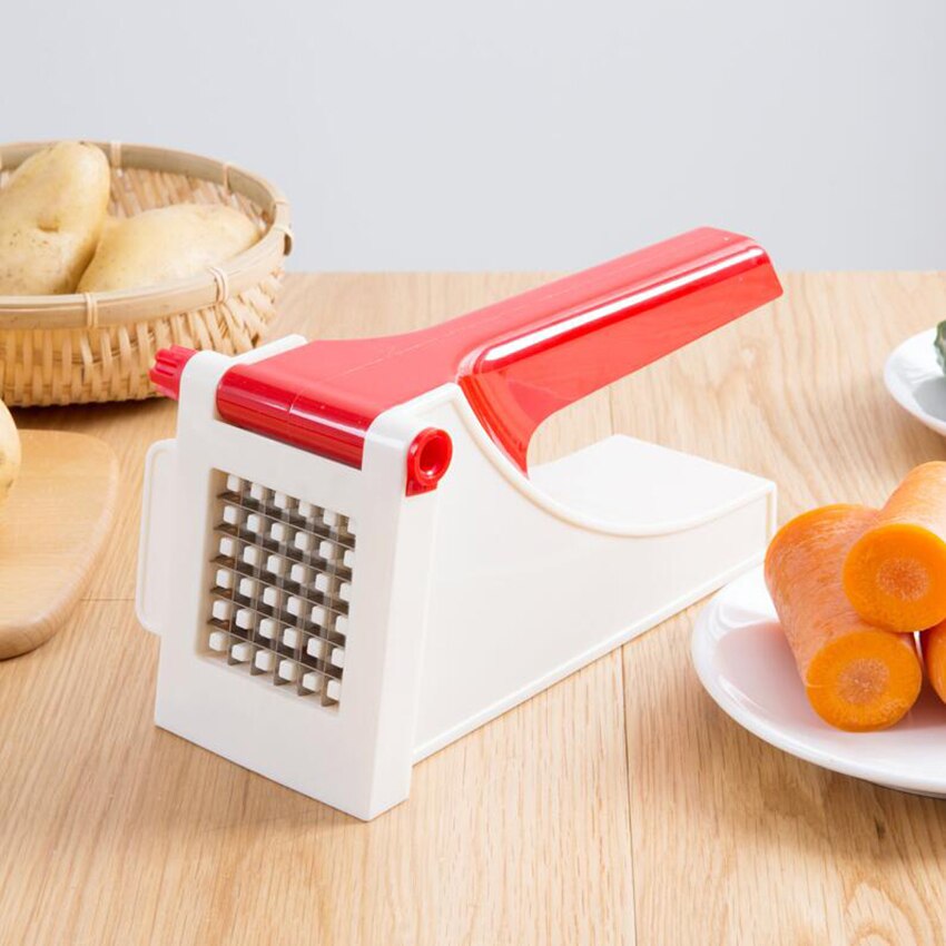 ABS + Roestvrij Staal Frieten Snijders Aardappel Chips Strip Snijmachine Maker Slicer Chopper Dicer Messen Keuken Gadgets