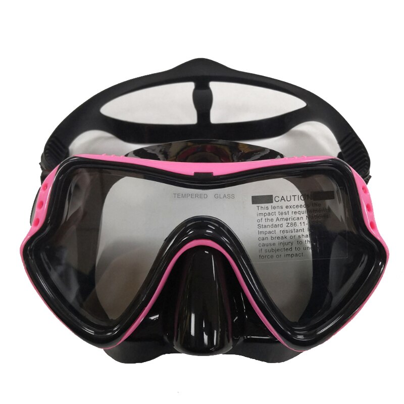 Maschera professionale per immersioni subacquee e snorkeling occhiali antiappannamento occhiali da nuoto nuoto Set di tubi per respiro facile