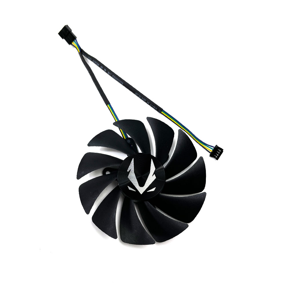 ventilador GPU blanco RTX 3060 AMP de 88MM/100MM, para Zotac RTX 3060 Ti, RTX 3060 AMP blanco, ventilador de refrigeración de tarjeta de vídeo RTX 3070 de doble borde: Oro