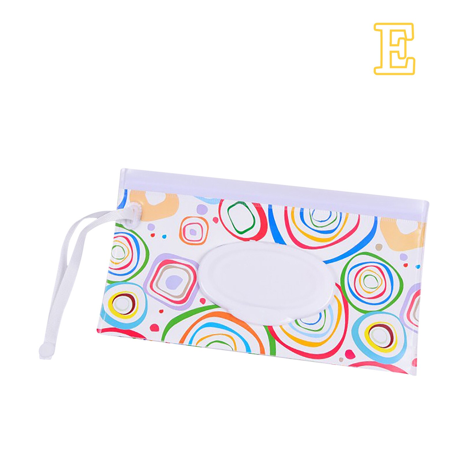 1Pcs Opbergzakken Draagbare Baby Natte Doekjes Doos Doekjes Container Milieuvriendelijke Dragen Clamshell Cosmetische Schoonmaken Doekjes Gevallen: E