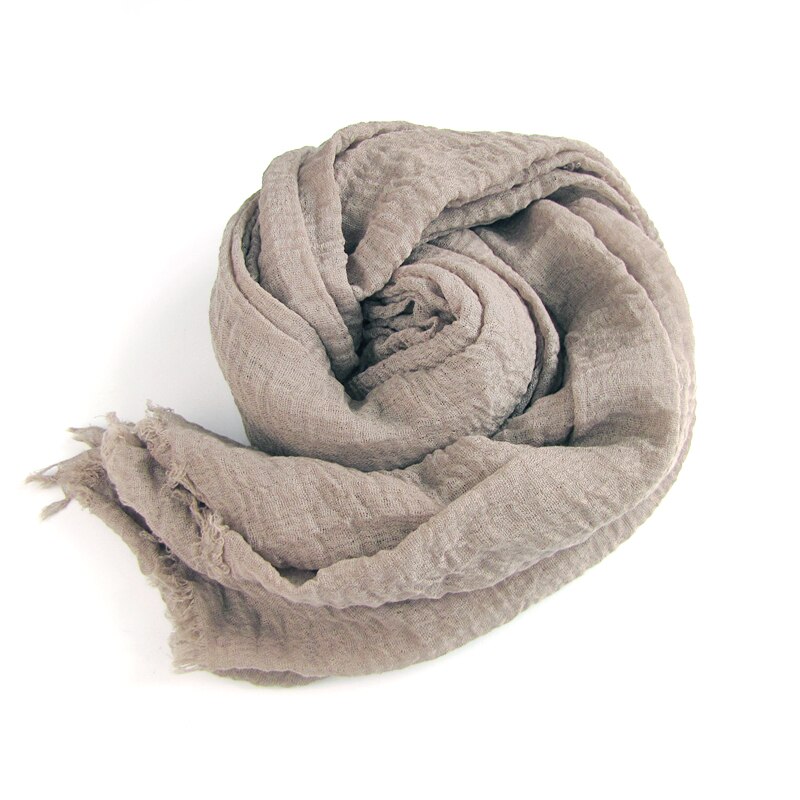 Klassisk premium viskos maxi crinkle moln hijab scarf sjal mjuk islam muslim & retail halsdukar