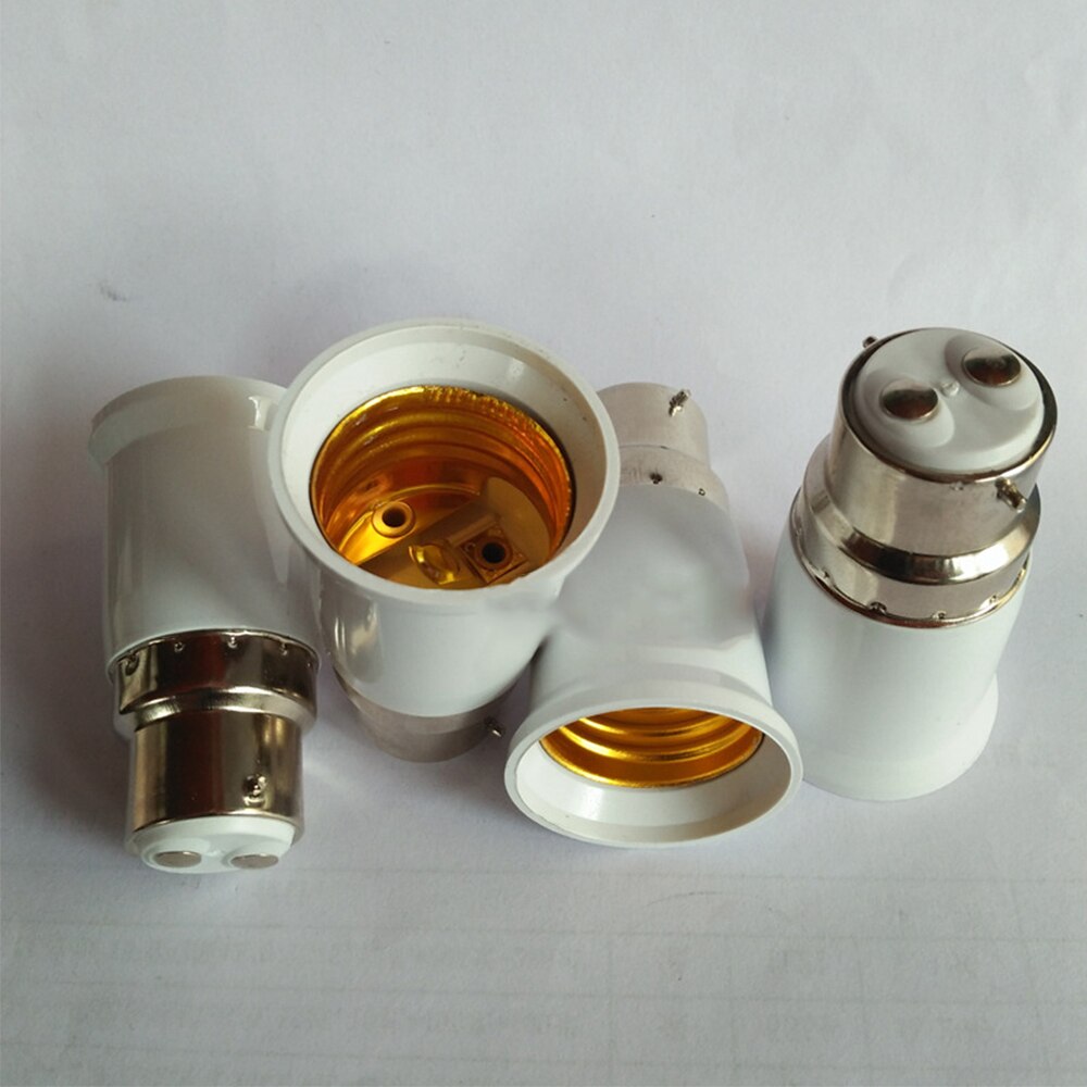 1 pz B22 per E27 Convertitori Supporto Della Lampada Al di Fuori B22 Verso L'interno E27 Esterno A Baionetta per La Vite Interna di Conversione testa della lampada