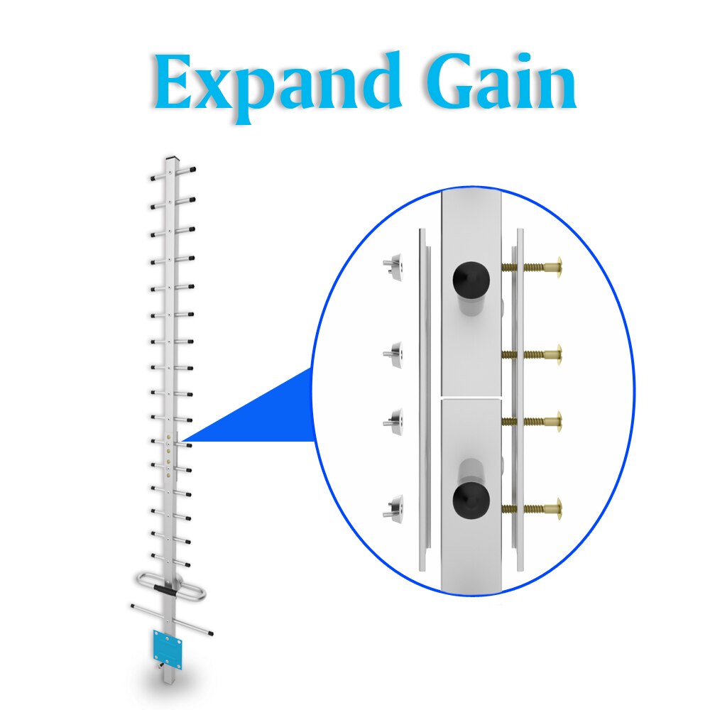 20dbi 3G 4G Yagi-antenne 824-2700mhz Externe Handy 18 Einheiten Outdoor Antenne Für Mobile Signal booster Reepater