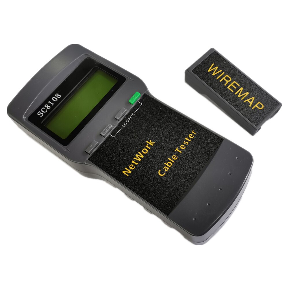 SC8108 Draagbare Lcd Netwerk Tester Meter Lan Telefoon Kabel Tester Meter Met Lcd-scherm RJ45 Cat5e Cat6 Utp