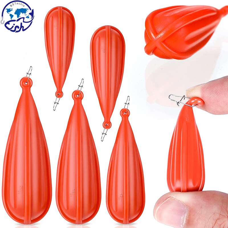 Bouchon de pratique de pêche, en caoutchouc, adapté aux enfants, 6 tailles