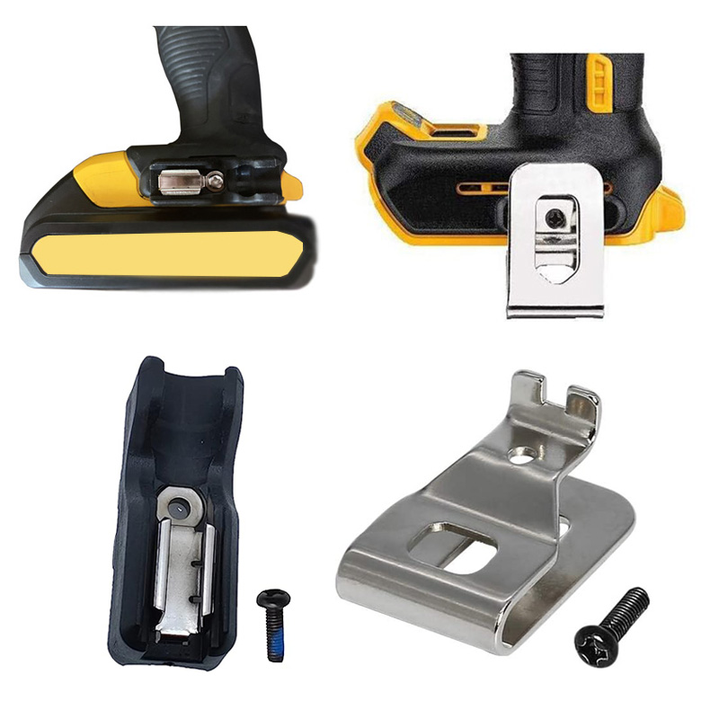 Perceuses sans fil Makita Dewalt Milwaukee, tournevis à percussion, porte-embout pour outil électrique, clip à crochet de ceinture avec vis, accessoires d'outils, 18V
