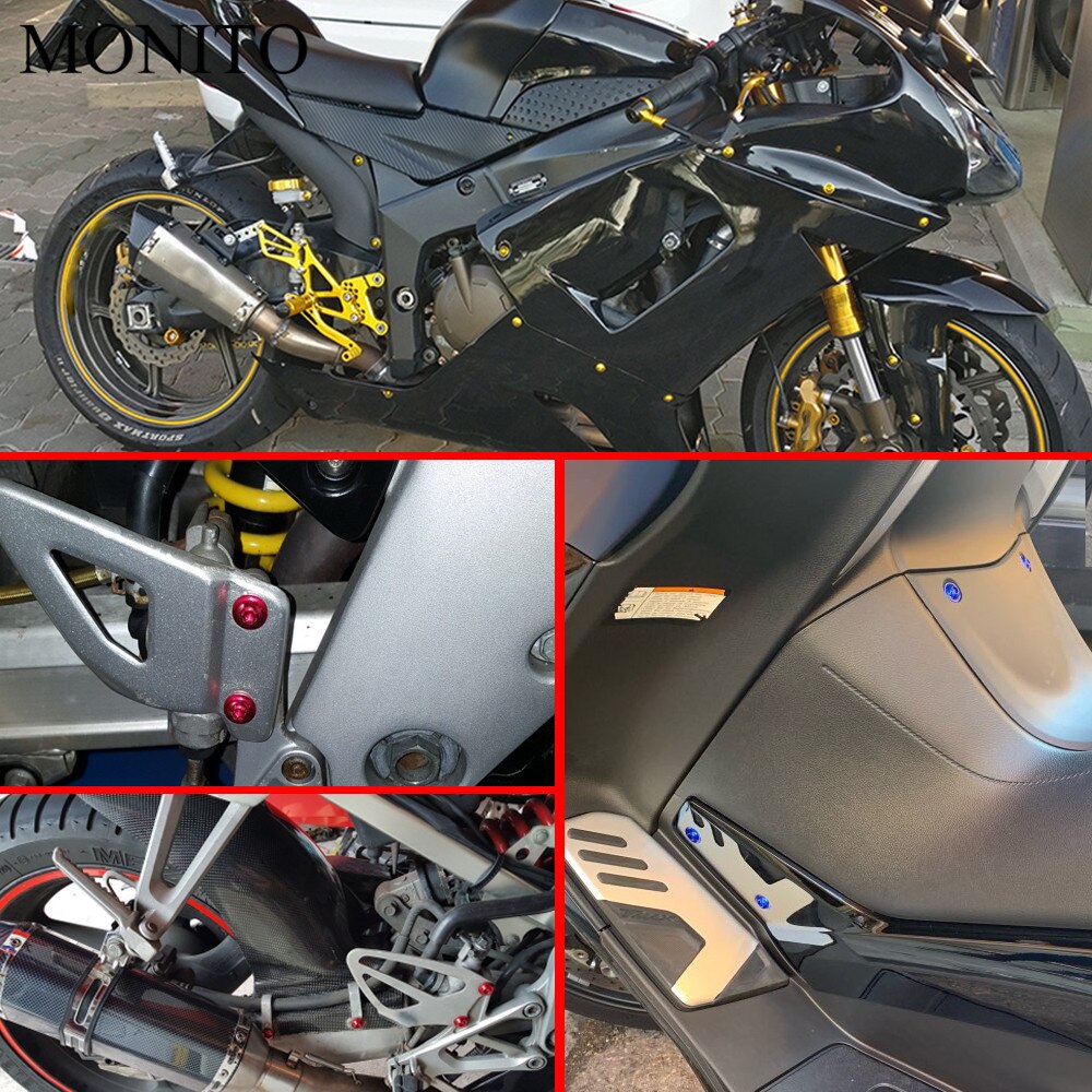 Universal- Motorrad Verkleidung Schrauben Muttern Bausatz Körper Verschluss Clips Schraube Für Ducati 400 620 695 696 796 821 797 900 Monster- M1000S